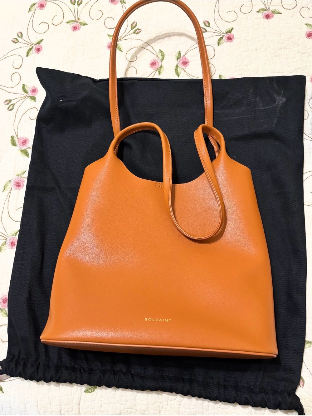 Bolvaint Paris Capucine Tote Cognac Leather Bag $1850